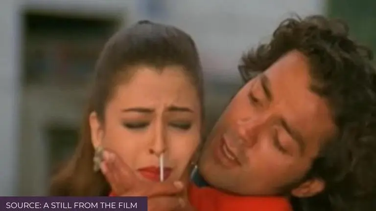 Bobby Deol swabbing Aishwarya Rai Bachchan in THIS still has set the internet on a frenzy Bobby Deol