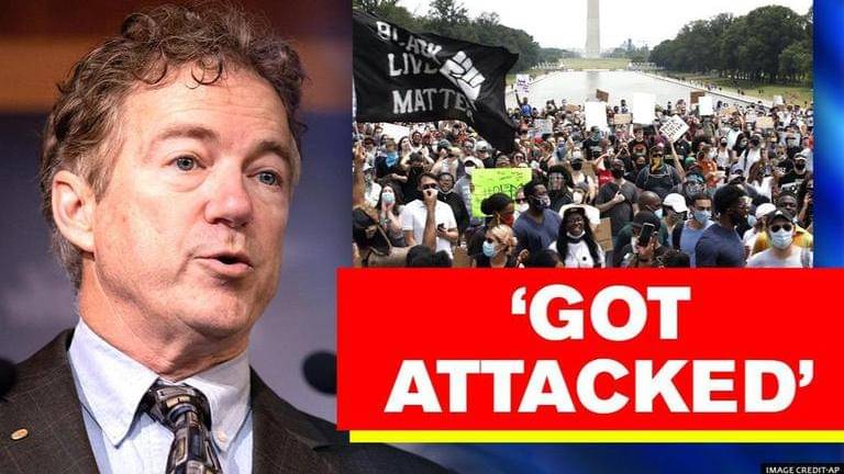 US Senator Rand Paul says he was attacked by 'angry mob' near White ...