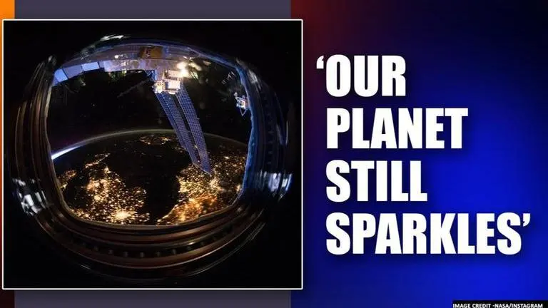 NASA shares sparkling night view of Earth from space with endearing message amid pandemic NASA