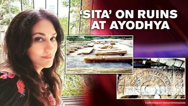 Ramayan's Sita aka Dipika Chikhlia has suggestion as Shivaling, idols excavated at Ayodhya Ramayan's Sita aka Dipika Chikhlia has suggestion as Shivaling, idols excavated at Ayodhya