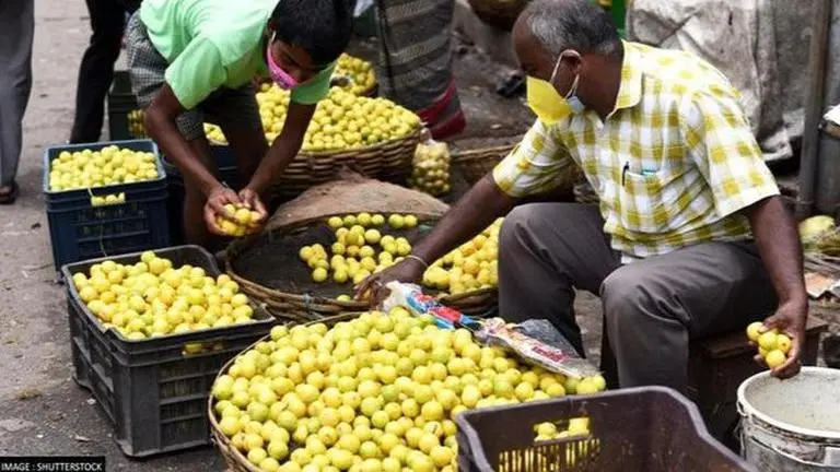 Lemon prices in India