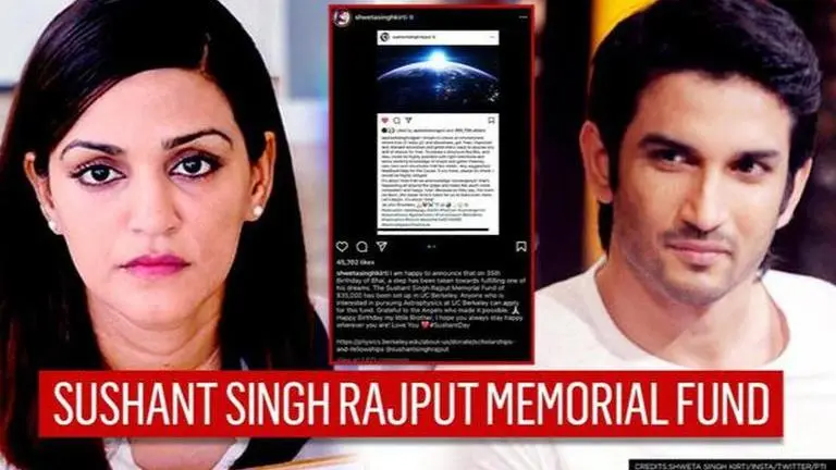 On Sushant Singh Rajput's birth anniversary, sister Shweta announces SSR Memorial Fund Sushant Singh Rajput