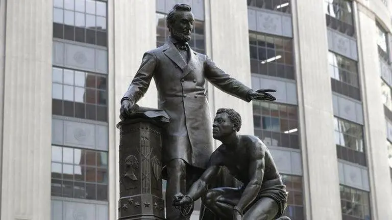 Boston to remove statue of slave kneeling before Lincoln