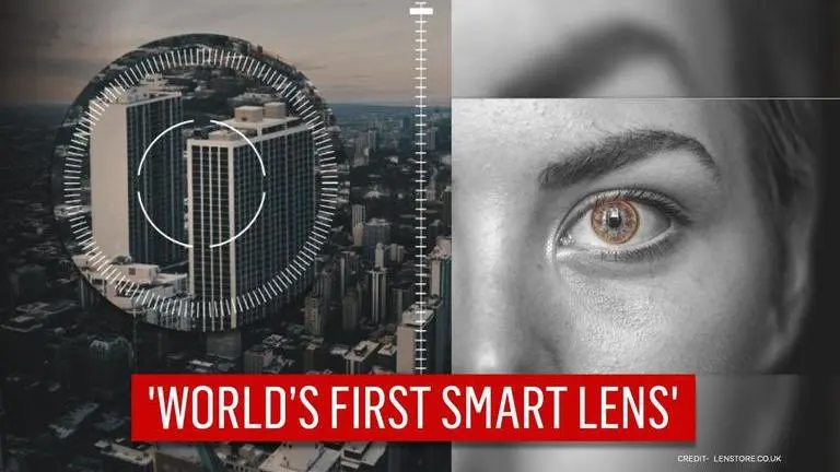 British company unveils contact lens that can change colour, record memories British company reveals contact lens that can change colour, record memories