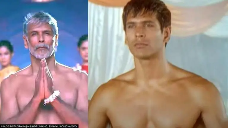 Milind Soman recreates 'Made in India' look 26 years on; wife Ankita Konwar 'can't handle' Milind Soman, made in india