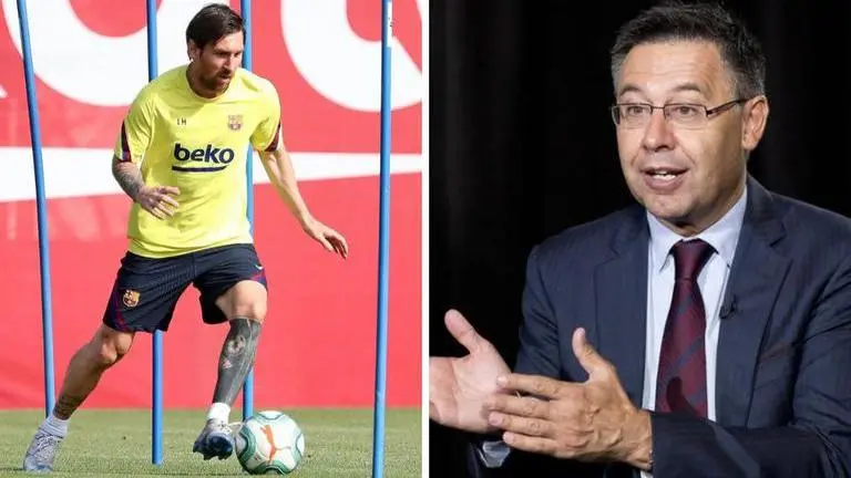 Barcelona president Bartomeu could ask Lionel Messi to take a pay cut amid financial woes barcelona
