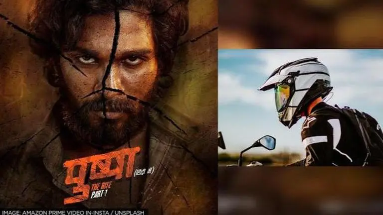 'Pushpa': Hyderabad Police uses Allu Arjun's film poster to spread awareness on helmet use pushpa