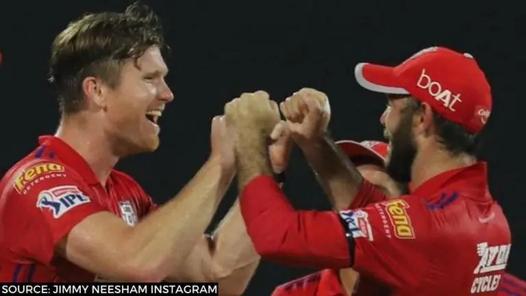 Jimmy Neesham reacts to cricket fan's meme on Punjab IPL stars' performances on Nov 27 Jimmy Neesham