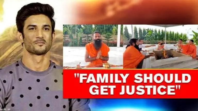 Baba Ramdev prays for Sushant Singh Rajput, says, 'Family's pain is soul-stirring' Baba Ramdev prays for Sushant Singh Rajput, says, 'Family's pain is soul-stirring'
