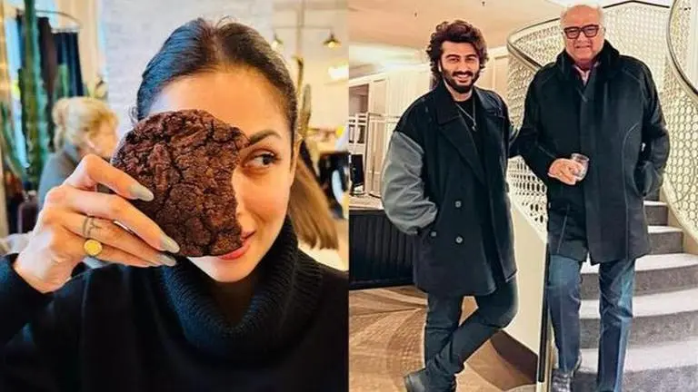 Malaika Arora joins Arjun Kapoor, Boney Kapoor for Europe Vacation | Photos malaika arora