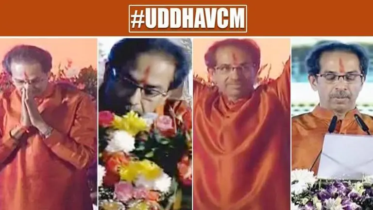 These are the best pictures from Uddhav Thackeray's swearing-in as Maharashtra CM Uddhav Thackeray