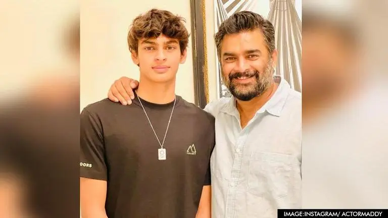 R Madhavan's son Vedant wins seven medals at swimming championship held in Bengaluru R Madhavan, Vedant, swimming championship