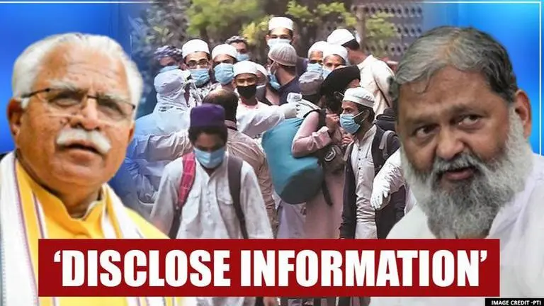 Haryana govt warns Markaz attendees to disclose info; sets deadline for taking action Haryana