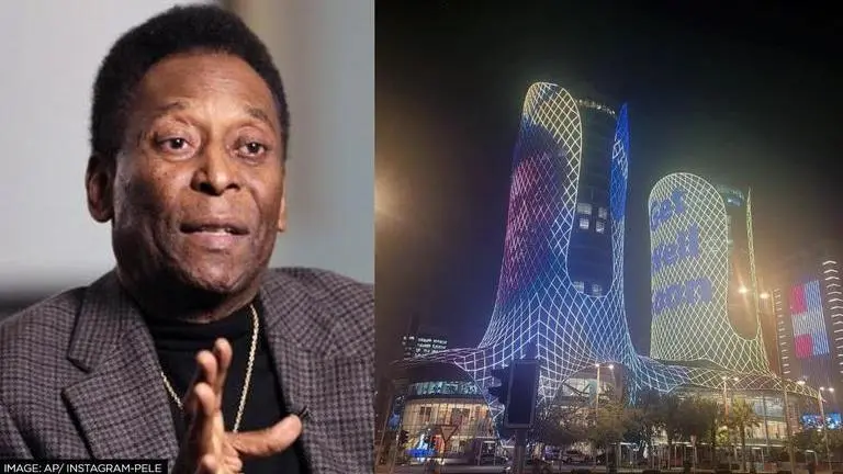 Pele thanks fans from hospital as Qatar building lights up with 'get well soon' message Pele