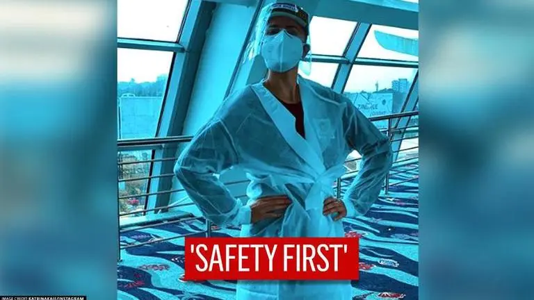 Katrina Kaif flaunts her 'safe' airport look amid pandemic, says 'outfit not bad' Katrina Kaif