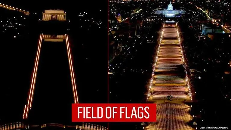'Field of Flags': US honours people who cannot attend Biden's inauguration due to COVID-19 Ahead of Biden's inauguration, US honours those who could not attend the ceremony