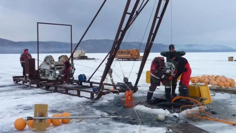 Russia: Scientists deploy giant telescope in lake Baikal to detect neutrinos