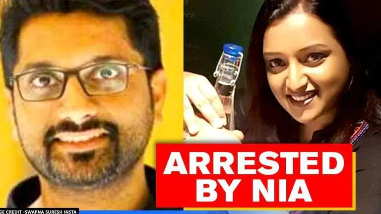 Kerala gold smuggling case: NIA arrests accused Sandeep Nair, Swapna Suresh in Bengaluru Kerala gold smuggling