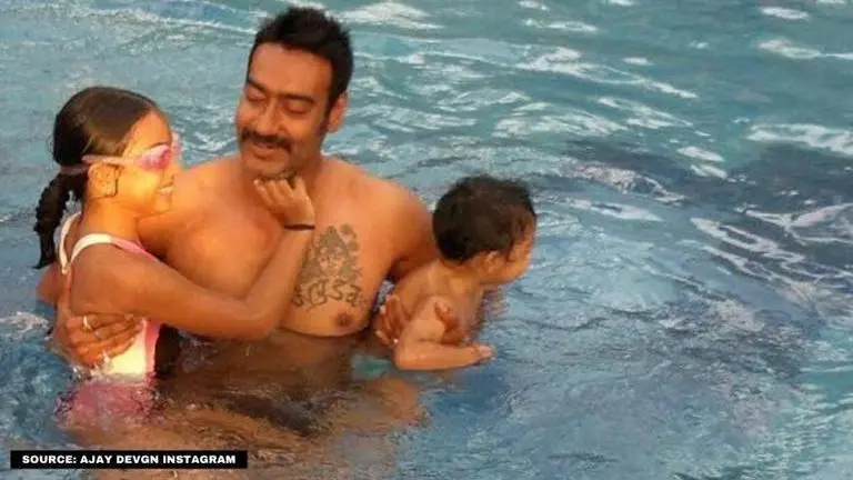 Ajay Devgn loves water very much and these pictures are proof Ajay Devgn