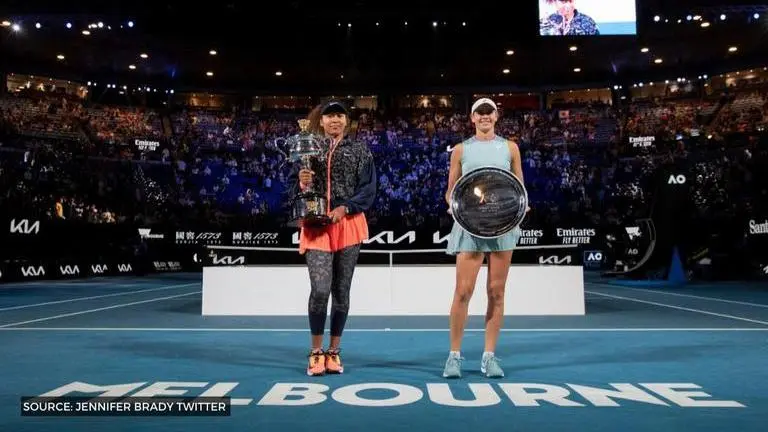 Naomi Osaka stuns fans after funny post-match presentation gaffe at Australian Open final Naomi Osaka