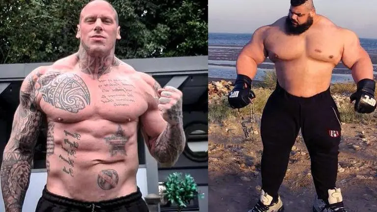 'Scariest Man On The Planet' vs 'Iranian Hulk' fight to take place next year Martyn Ford vs Iranian Hulk