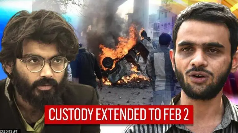Delhi riots: Custody of Sharjeel Imam, Umar Khalid & other accused extended till Feb 2 Umar Khalid