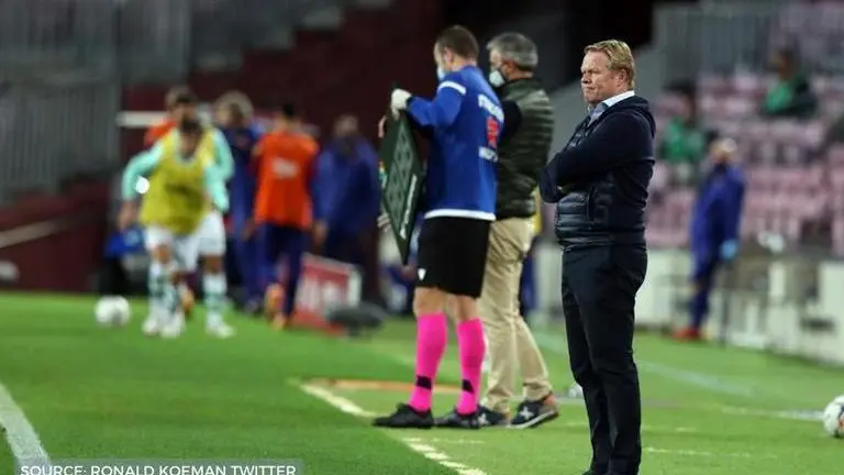 Barcelona boss Koeman ARGUES with Juventus bench as his Camp Nou struggle continues barcelona