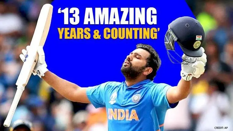 'Living my dream:' Rohit Sharma grateful on completing 13 years in international cricket Rohit Sharma