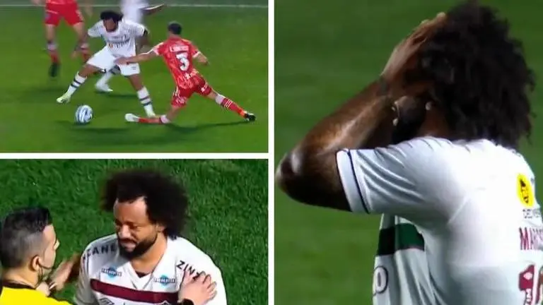 Marcelo probably ends opponent's career with horrific tackle, leaves pitch in tears - WATCH Marcelo