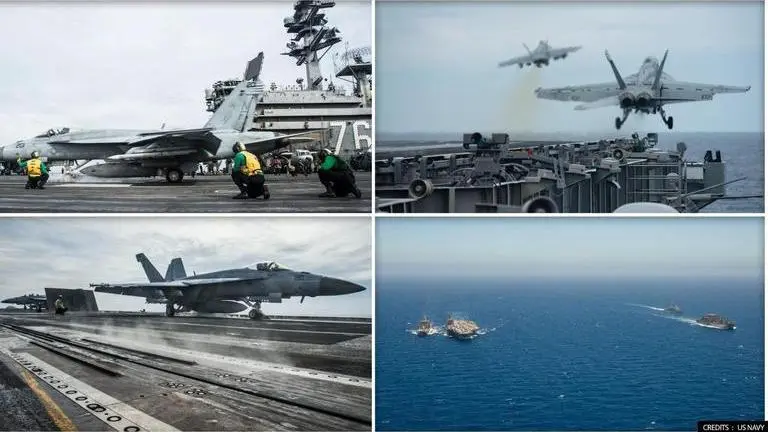 US Navy's Ronald Reagan Carrier Strike Group enters South China Sea US Navy