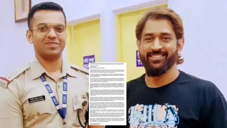 'He is a man with a golden heart': CISF officer recalls encounter with MS Dhoni at airport MS Dhoni