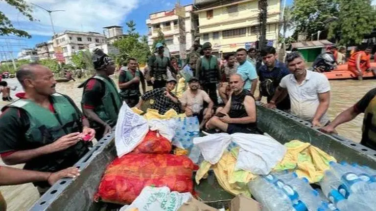 Assam: Art of Living & IAHV send relief material to over 3,000 families in flood-hit areas Assam