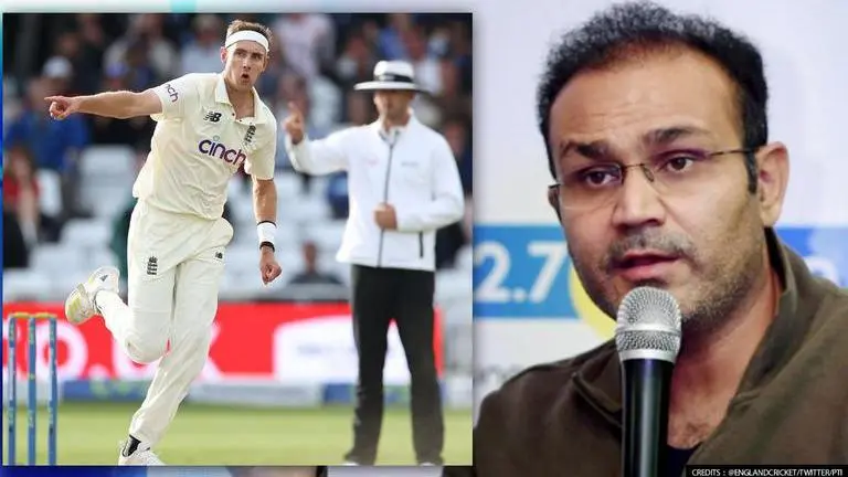 England vs India: Virender Sehwag's 'ball-tampering' tweet has Stuart Broad on backfoot Virender Sehwag