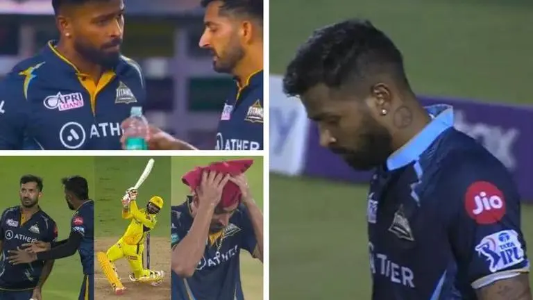 'Why would you spoil that': Hardik Pandya blasted for puzzling actions in last-over Hardik Pandya, Mohit Sharma and Sanjay Manjrekar