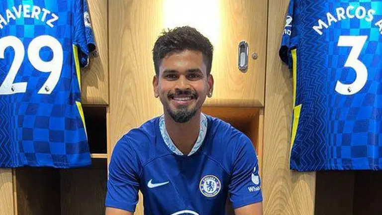 Chelsea FC thank Indian batter Shreyas Iyer for stopping by at Stamford Bridge; See pics Shreyas Iyer