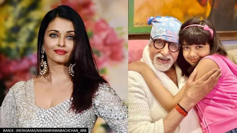 Amitabh Bachchan receives adorable b'day wish from daughter-in-law Aishwarya Rai Amitabh Bachchan, Aishwarya Rai, Aaradya, Amitabh Bachchan's birthday