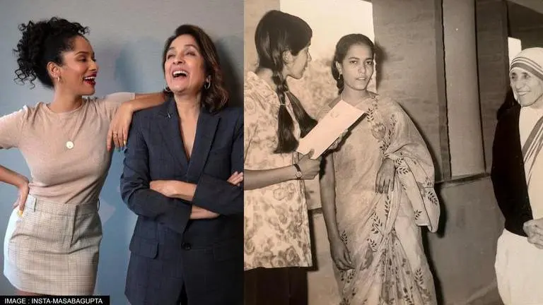 Masaba Gupta shares mom Neena Gupta's old pictures with Mother Teresa on actor's birthday masaba gupta