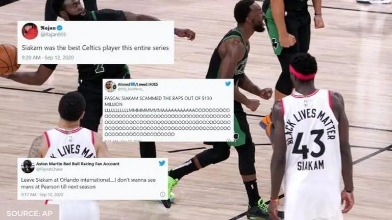 Celtics and Raptors fans question Pascal Siakam's All-Star status after terrible series Celtics