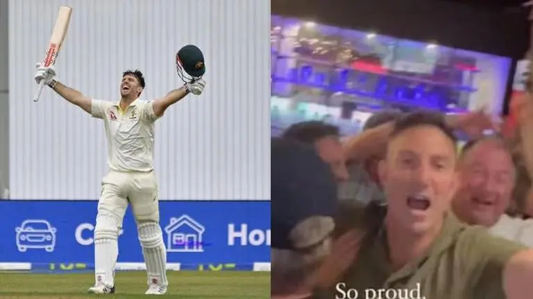 WATCH | Marsh family's wild celebrations after Mitch Marsh's century in Ashes goes viral Shaun Marsh