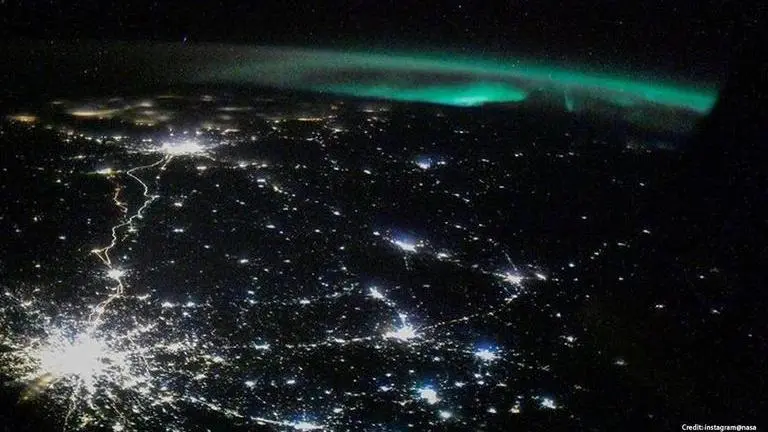 NASA shares amazing photo taken from space, netizens say 'like a star on the Earth' Nasa