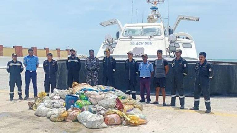 Tamil Nadu Indian Coast Guard Seizes Sea Cucumber Worth Rs 8 Crore In