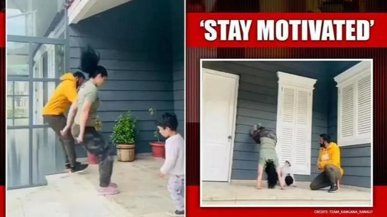 Kangana Ranaut loses 5 kgs amid lockdown; Watch her workout video Kangana