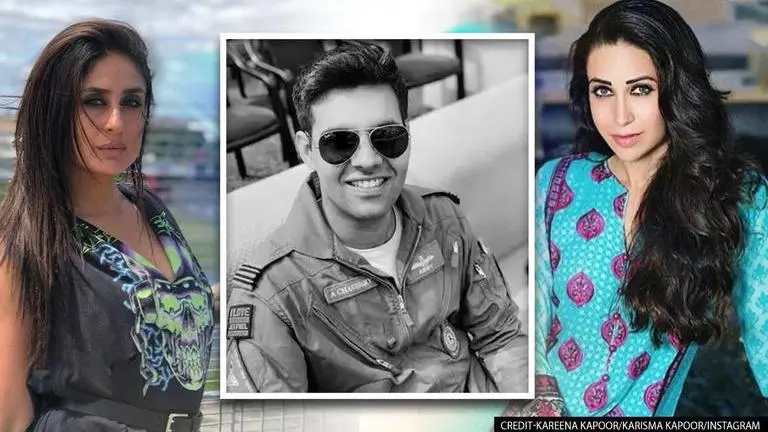 'Brave warrior': Kareena, Karisma Kapoor, other celebs mourn IAF pilot's untimely demise Kareena Kapoor, Karisma Kapoor, Squadron leader Abhinav Choudhary
