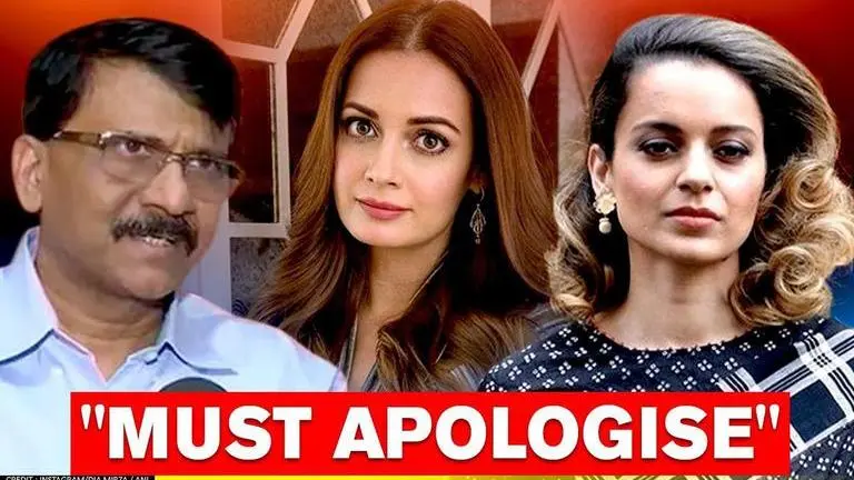 'Sanjay Raut must apologise for such language against Kangana Ranaut,' states Dia Mirza Sanjay Raut 'must apologise for such language' against Kangana Ranaut, states Dia Mirza