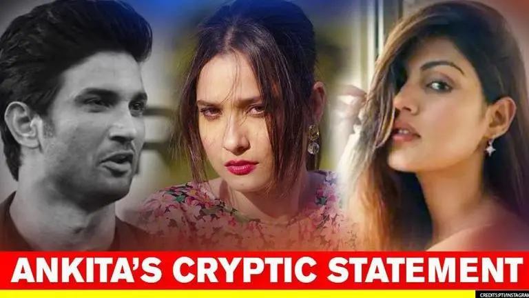Sushant's ex-girlfriend Ankita Lohande fires loud & cryptic salvo after family files FIR sushant singh