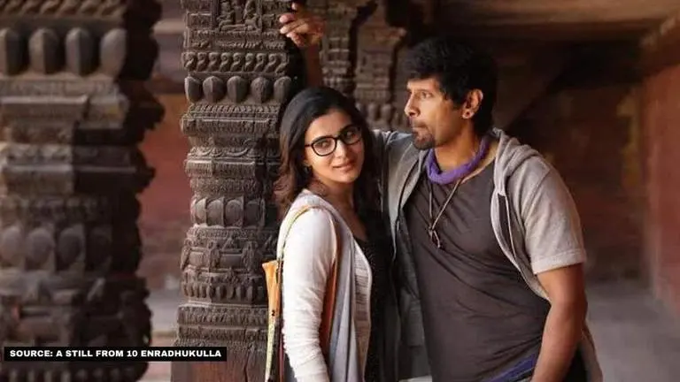 Samantha Akkineni and Chiyaan Vikram’s throwback picture from '10 Endrathukulla'; see here Samantha Akkineni