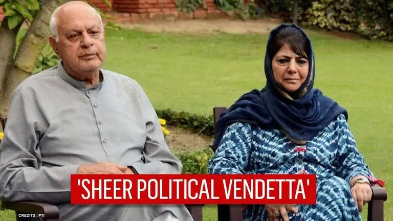 Mehbooba Mufti condemns attachment of Farooq Abdullah's properties; draws DDC polls link Mehbooba Mufti