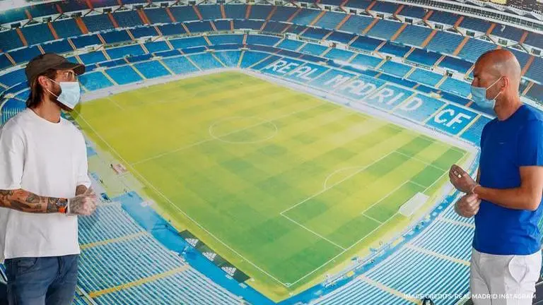 Real Madrid stars back in training for coronavirus tests ahead of potential LaLiga return Real Madrid