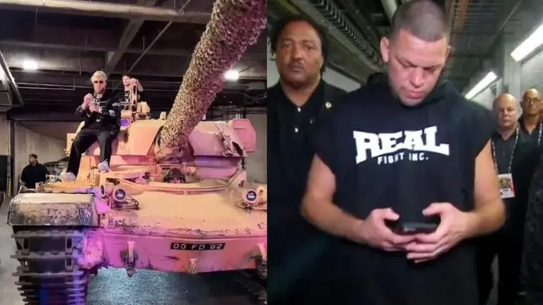 'He is superhuman': Netizens react as Jake Paul arrives on tank to fight against Nate Diaz Jake Paul