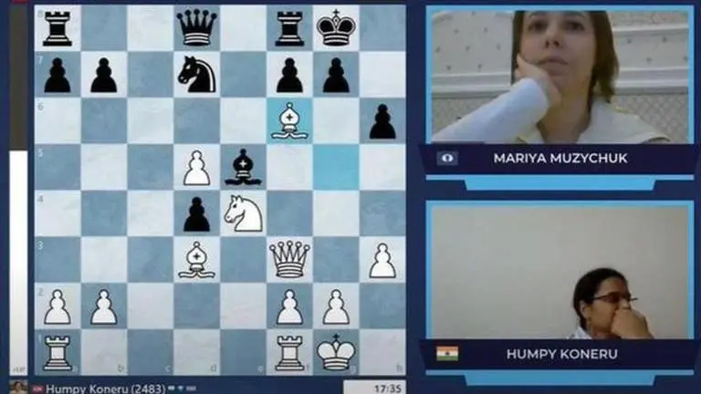 India loses to Rest of World in Online Nations Cup India